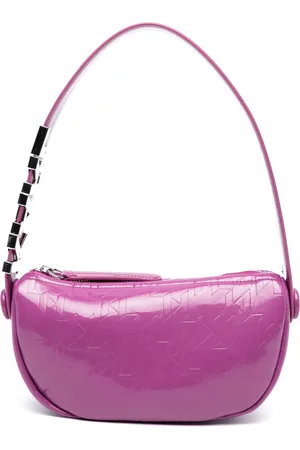 Karl Lagerfeld Bolsa de hombro con logo en relieve