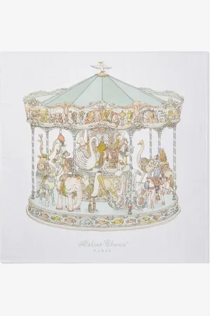 Atelier Choux Manta con estampado Carousel