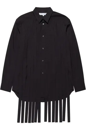 Comme des Garçons Camisa plisada con flecos
