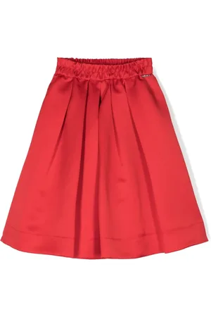 Twin-Set Falda acampanada con detalle plisado