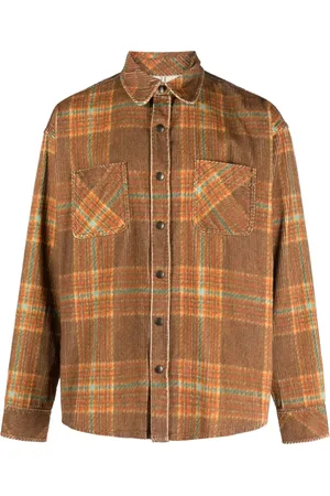 ERL Camisa con cuadros estampados