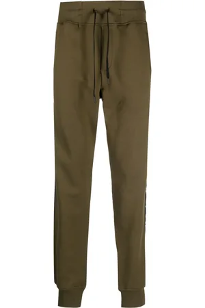 VERSACE Pants con franjas del logo