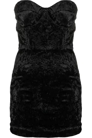 ROTATE Vestido corto con diseño strapless