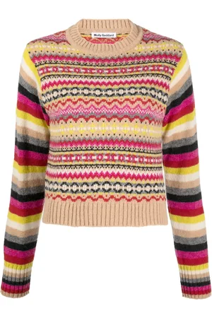 Molly Goddard Suéter de tejido fair isle Charlie