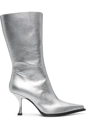 Acne Studios Botas metalizadas con tacón de 85mm
