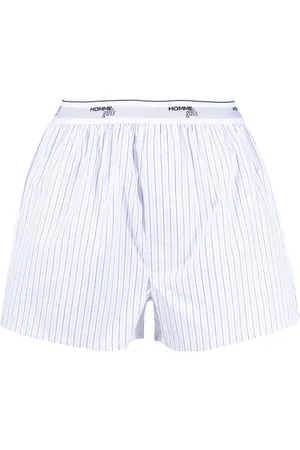 HOMMEGIRLS Shorts con motivo de rayas