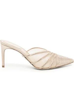 RENE CAOVILLA Sandalias con detalles de strass y tacón de 70mm
