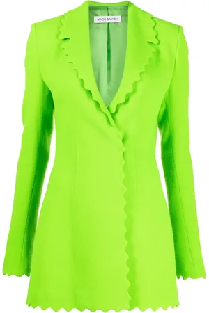 Mach & Mach Blazer con bordes festoneado