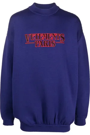 Vetements Suéter con aplique del logo