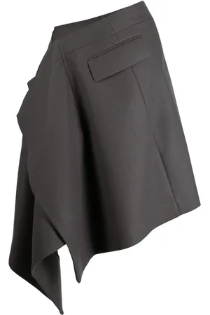 SACAI Falda de vestir midi con diseño asimétrico