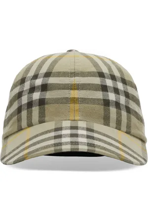 Burberry Gorra con estampado de cuadros