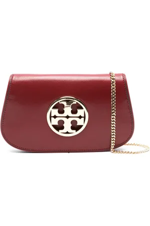 Tory Burch Bolsa de hombro con placa Double T