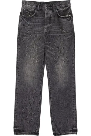 Purple Brand Jeans con monograma en relieve