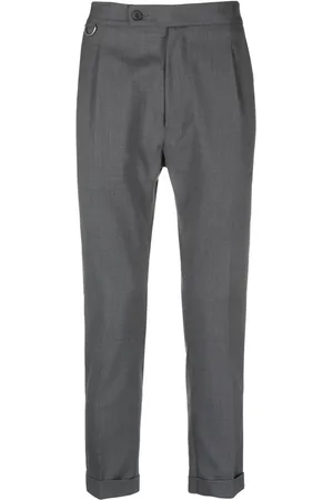 LOW BRAND Pantalones de vestir con diseño corto