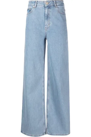 Gestuz Jeans anchos con tiro medio