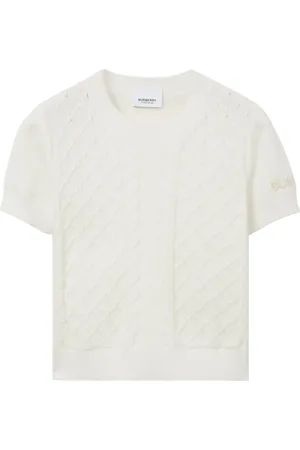 Burberry Top en tejido de ochos