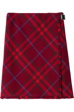 Burberry Kilt con motivo de cuadros