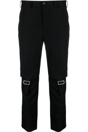 Comme des Garçons Pantalones skinny con detalle de hebilla