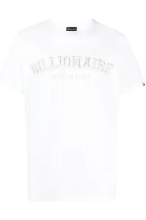 BILLIONAIRE Playera con logo bordado