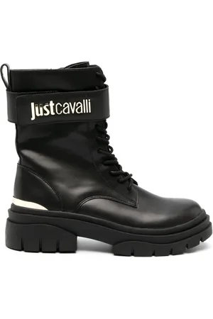 Roberto Cavalli Botas con placa del logo