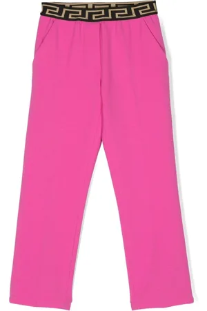 VERSACE Pantalones con pretina elástica y detalle Greca