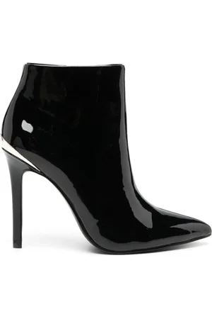 Roberto Cavalli Botas de charol con tacón de 120mm