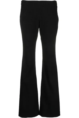 Patou Pantalones tejidos con diseño acampanado