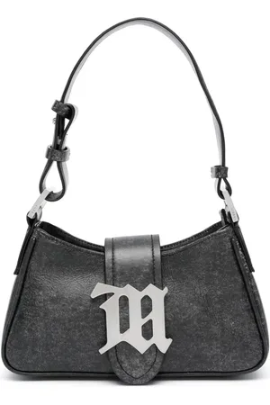 MISBHV Bolsa de hombro pequeña con placa del logo