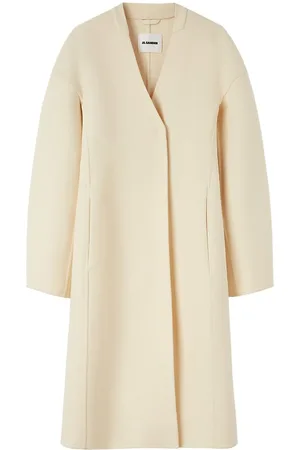 Jil Sander Abrigo manga larga con cinturón