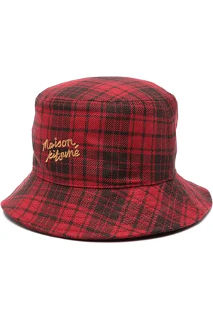 Maison Kitsuné Gorro de pescador con logo bordado