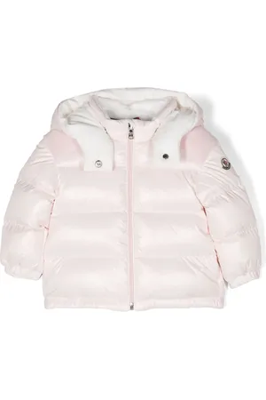 Moncler Abrigo capitonado Valya con parche del logo
