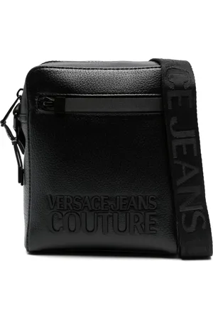 VERSACE Bolsa crossbody con letras del logo