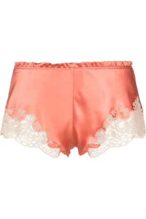 CARINE GILSON Shorts de seda Calais-Caudry