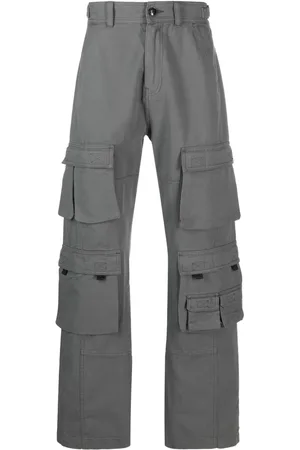 MARTINE ROSE Pantalones cargo con parche del logo