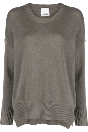 Allude Suéter de cachemira tejido gofrado