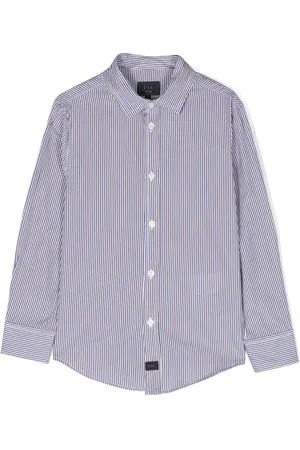 FAY Camisa con rayas estampadas