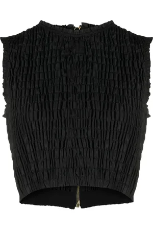 Patou Top corto con detalle fruncido