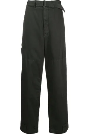 LEMAIRE Pantalones rectos con cinturón