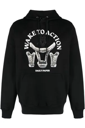 Daily paper Hoodie con eslogan estampado