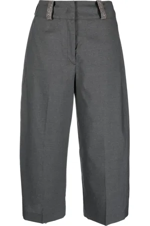 Fabiana Filippi Pantalones capri con pinzas