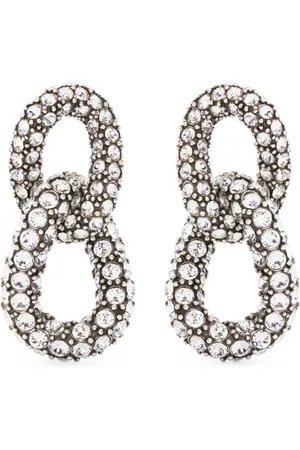 Isabel Marant Aretes Funky Ring con detalls de cristal