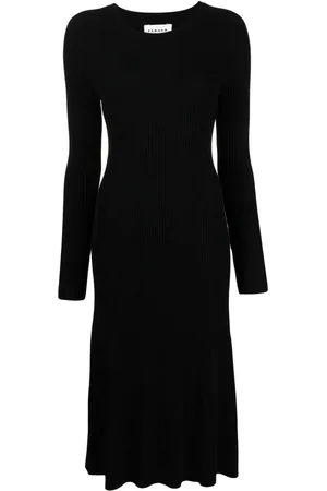 P.A.R.O.S.H. Vestido midi tejido de canalé