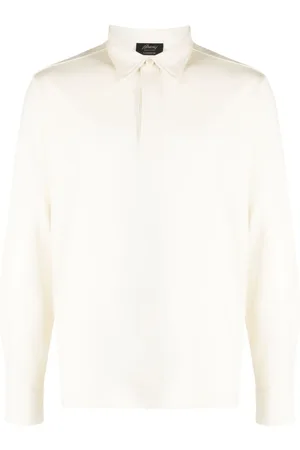 BRIONI Playera tipo polo manga larga