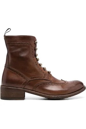 Officine creative Botas con detalle de perforaciones