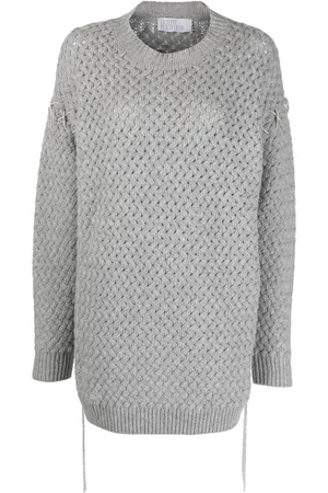 GIUSEPPE DI MORABITO Vestido corto tejido con costuras decorativas