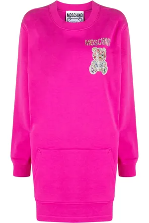 Moschino Vestido estilo sudadera con motivo Teddy Bear