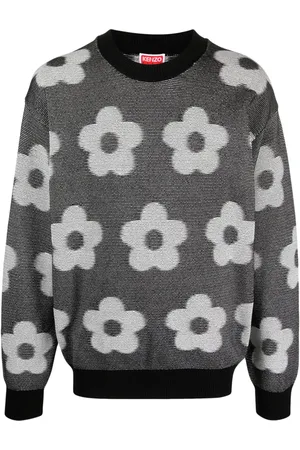 Kenzo Suéter tejido con logo en intarsia