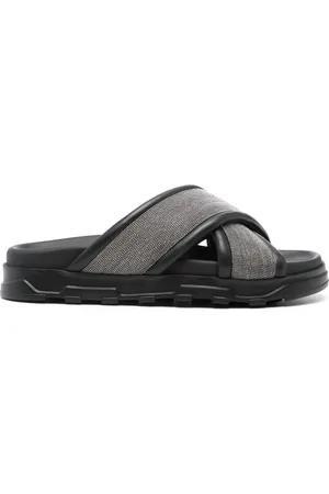 Fabiana Filippi Flip flops con detalles de strass