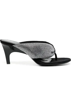 The Attico Sandalias con detalles de strass