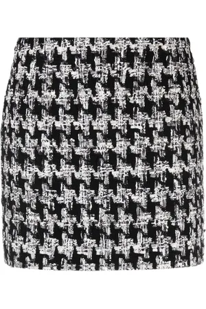 FAITH CONNEXION Falda corta tejida con motivo pied de poule